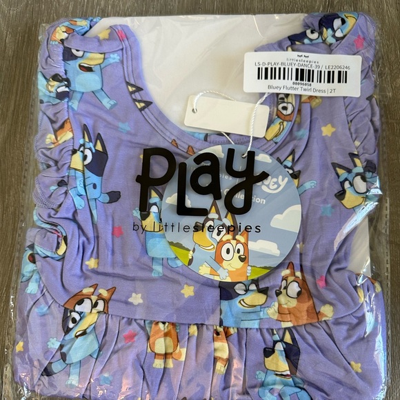 Little sleepies bluey dress